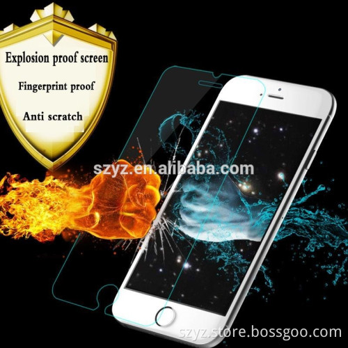 YZ China Factory 0.33mm&0.26mm 9H 2.5D Factory supply Tempered Glass Screen Protector For iphone